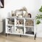 Costway 6 Cube Storage Shelf Organizer Bookcase Square Cubby Cabinet Bedroom Black/White